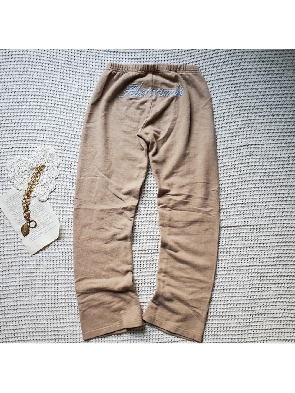 Vintage y2k abercrombie and fitch straight leg sweat pants